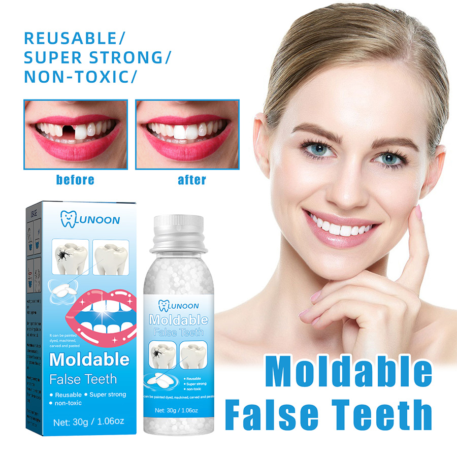 Teeth Whitening Uv Kit - DIY Temporary Tooth Repair Kit -