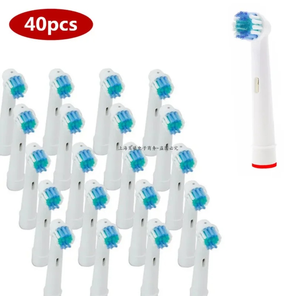 Teeth Whitening Machine Professional - 40pcs Replacement Brush Heads for Oral-B