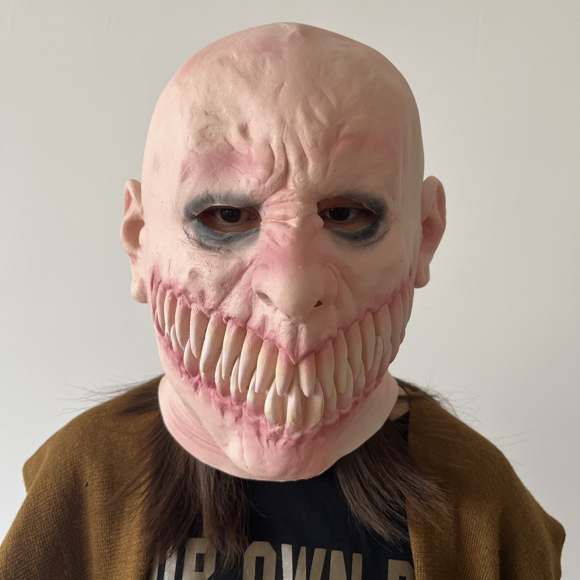 Teeth Whitening Mask - Halloween Scary Demon Mask Latex Full