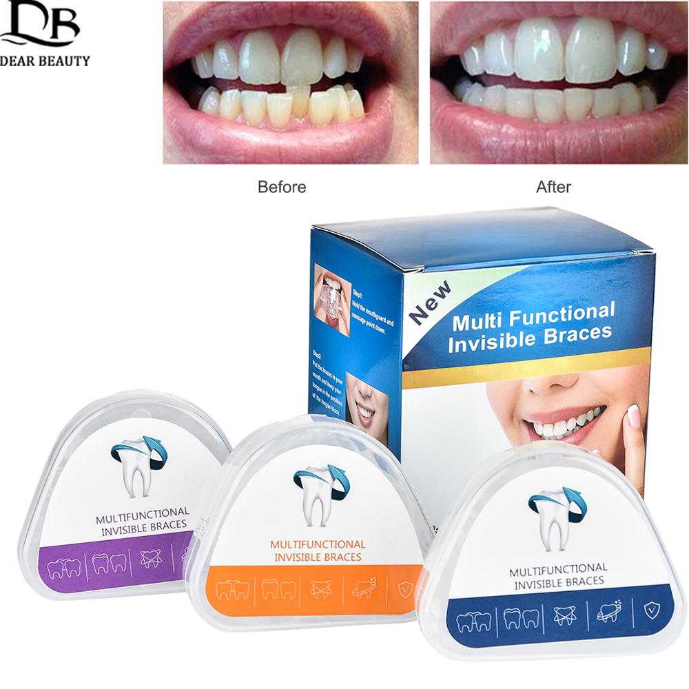Teeth Whitening Uv Kit - 3 Stages Dental Braces Teeth Trainer