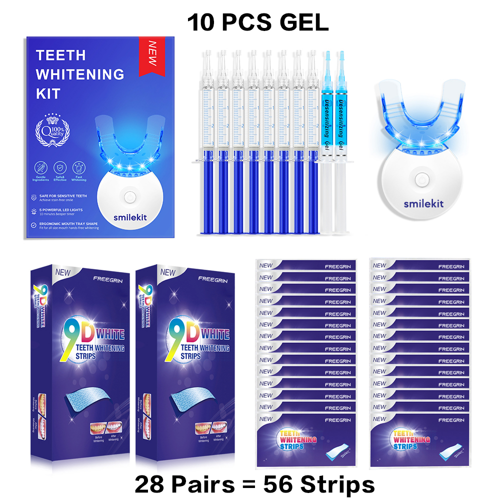 Teeth Whitening App - Teeth Whitening Kit - 5X LED