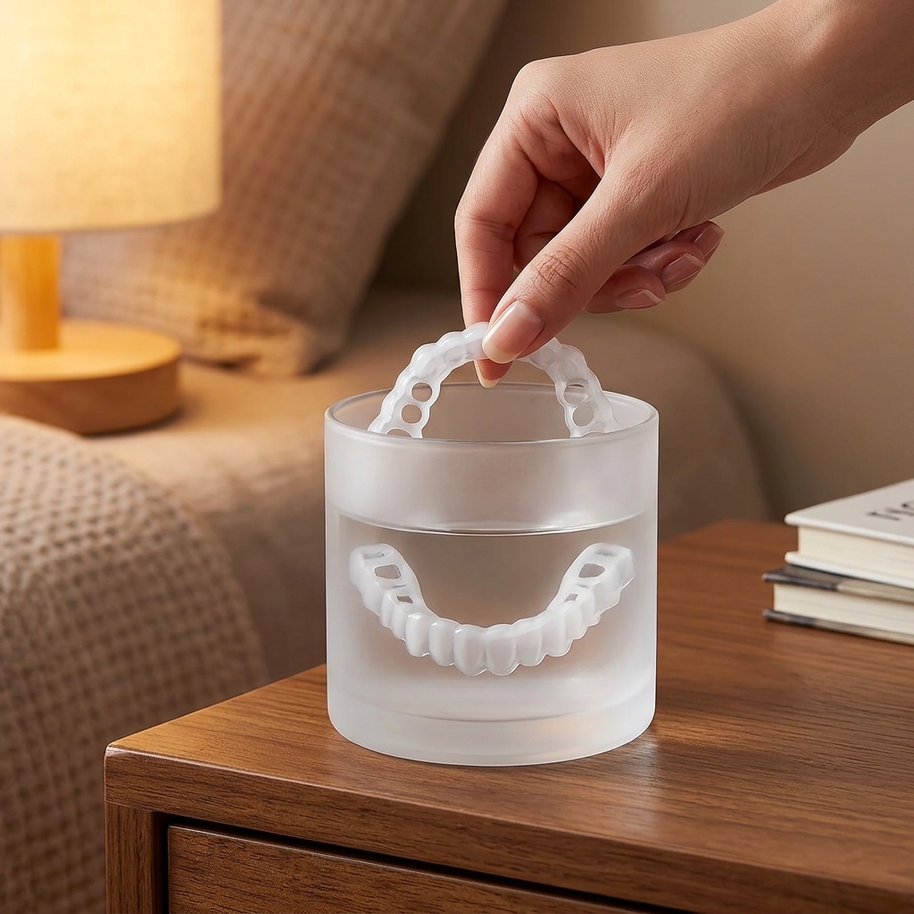 Teeth Whitening With Braces - Chart Temporary Dental Braces Veneers Reusable