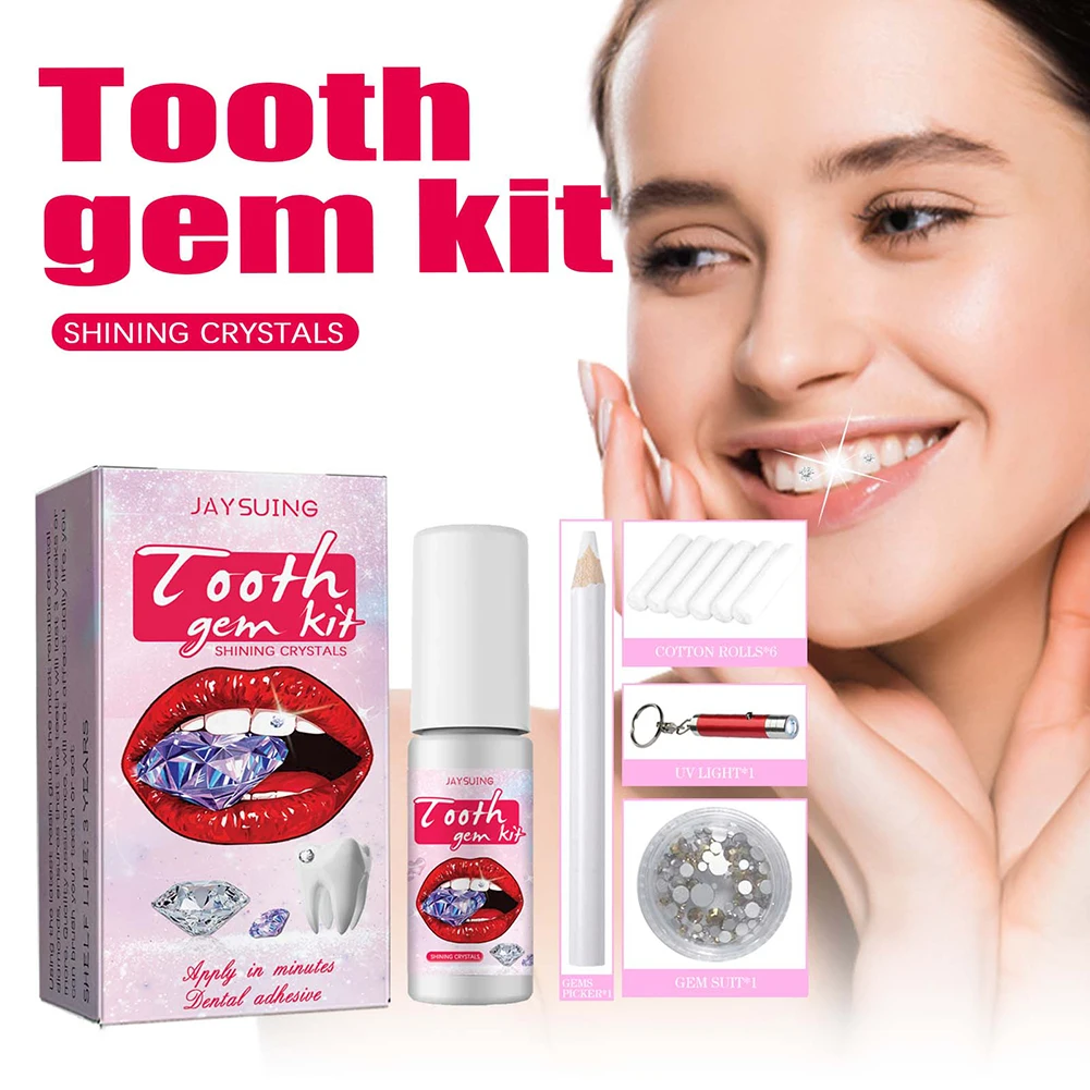 Teeth Whitening Diy - DIY Tooth Gems Kit with Crystals
