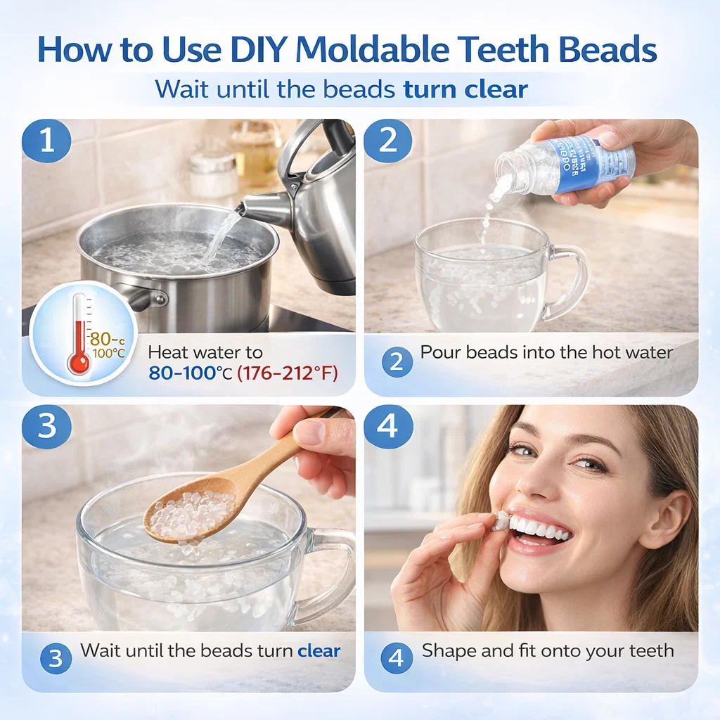 DIY Temporary Tooth Repair Kit - огляд і ціна Teeth Whitening Uv Kit