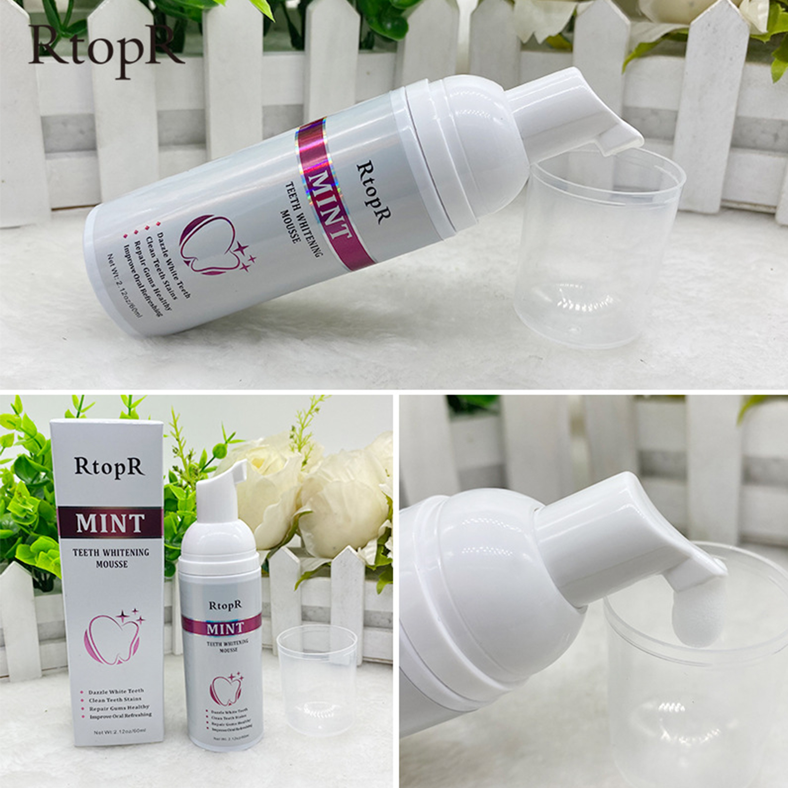 Teeth Whitening Mousse Mint Fo - огляд і ціна Teeth Whitening Baking Soda