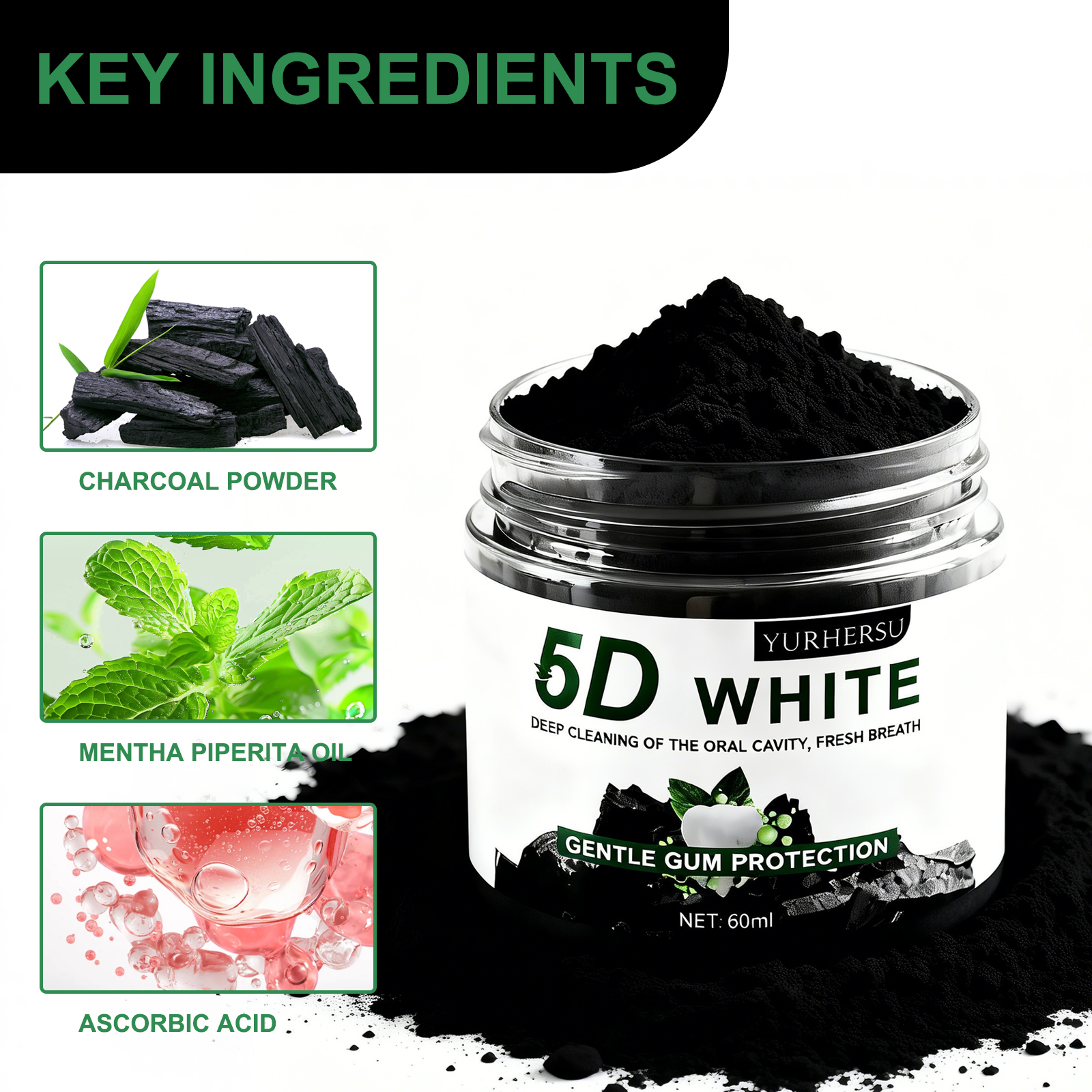 Bamboo Charcoal Teeth Whitenin - огляд і ціна Teeth Whitening Filter