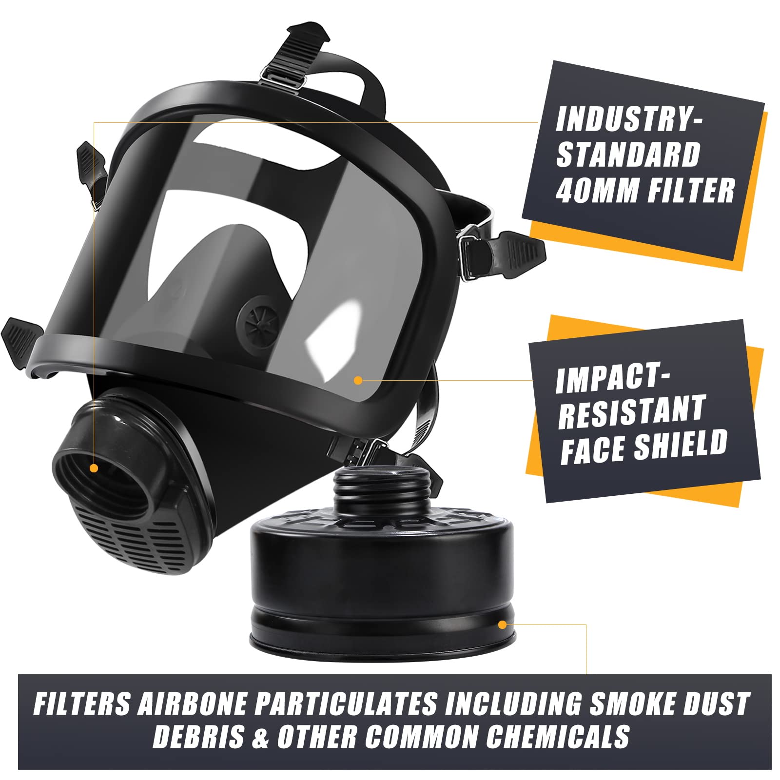 New MF14/87 Respirator, Full F - огляд і ціна Teeth Whitening Mask