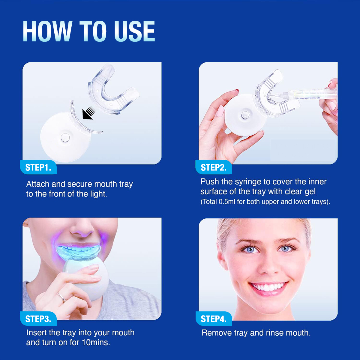 Teeth Whitening Kit - 5X LED L - огляд і ціна Teeth Whitening App