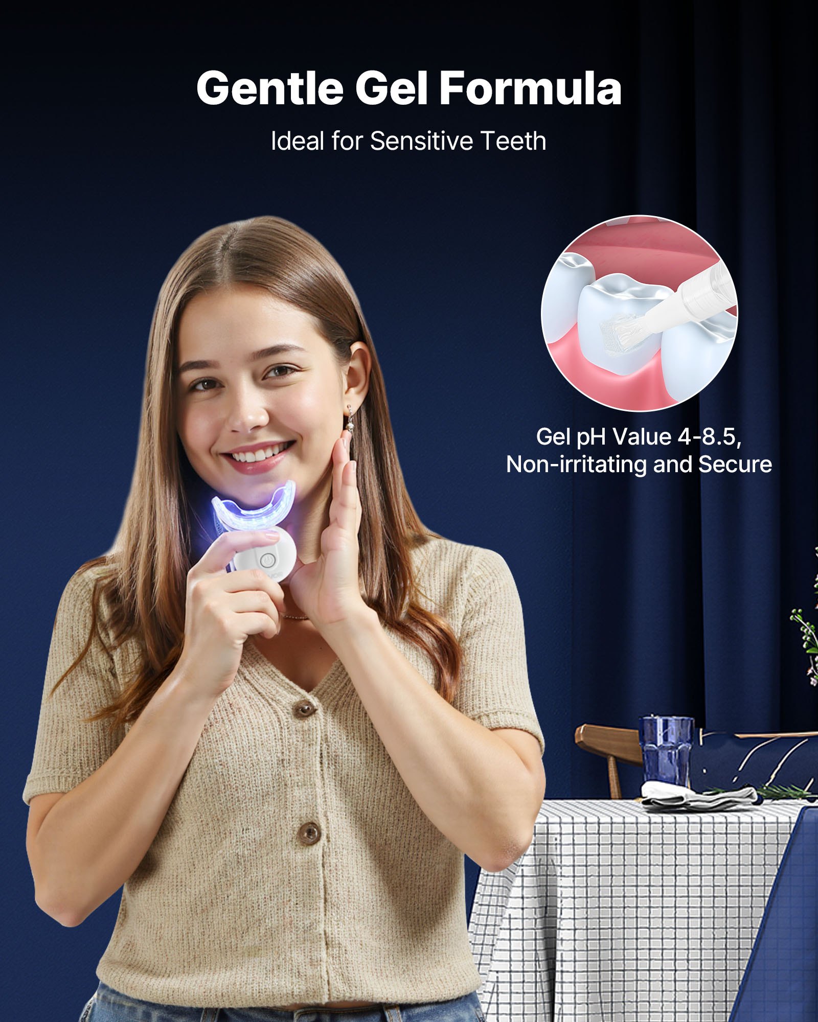 Teeth Whitening Kit With LED L - огляд і ціна Teeth Whitening Gel Syringes