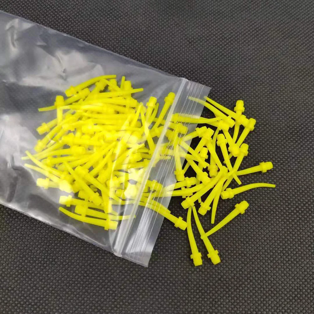 100Pcs/pack Dental Mixing Nozz - огляд і ціна Teeth Whitening Gel Syringes