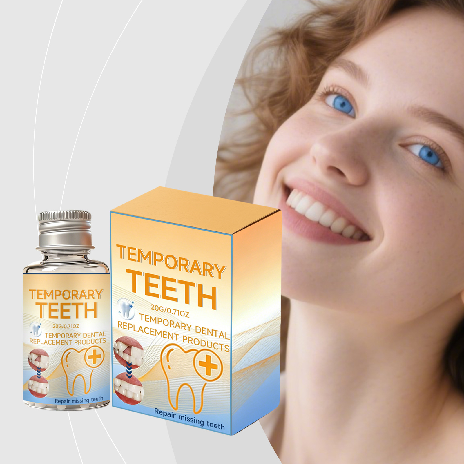 Temporary Teeth Repairing Kit  - огляд і ціна Teeth Whitening Uv Kit