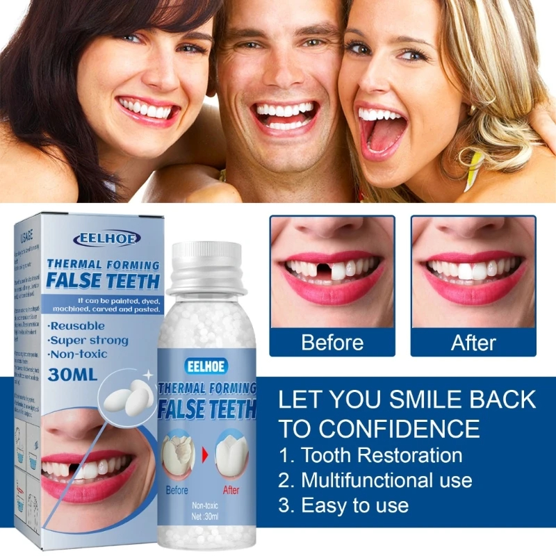 Resin 10ml/20ml/30ml Temporary - огляд і ціна Teeth Whitening Uv Kit