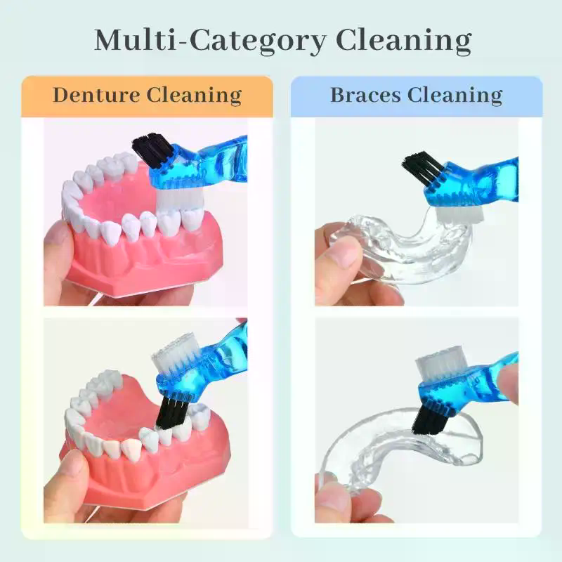 1Pcs Mini Denture Cleaning Bru - огляд і ціна Teeth Whitening With Braces