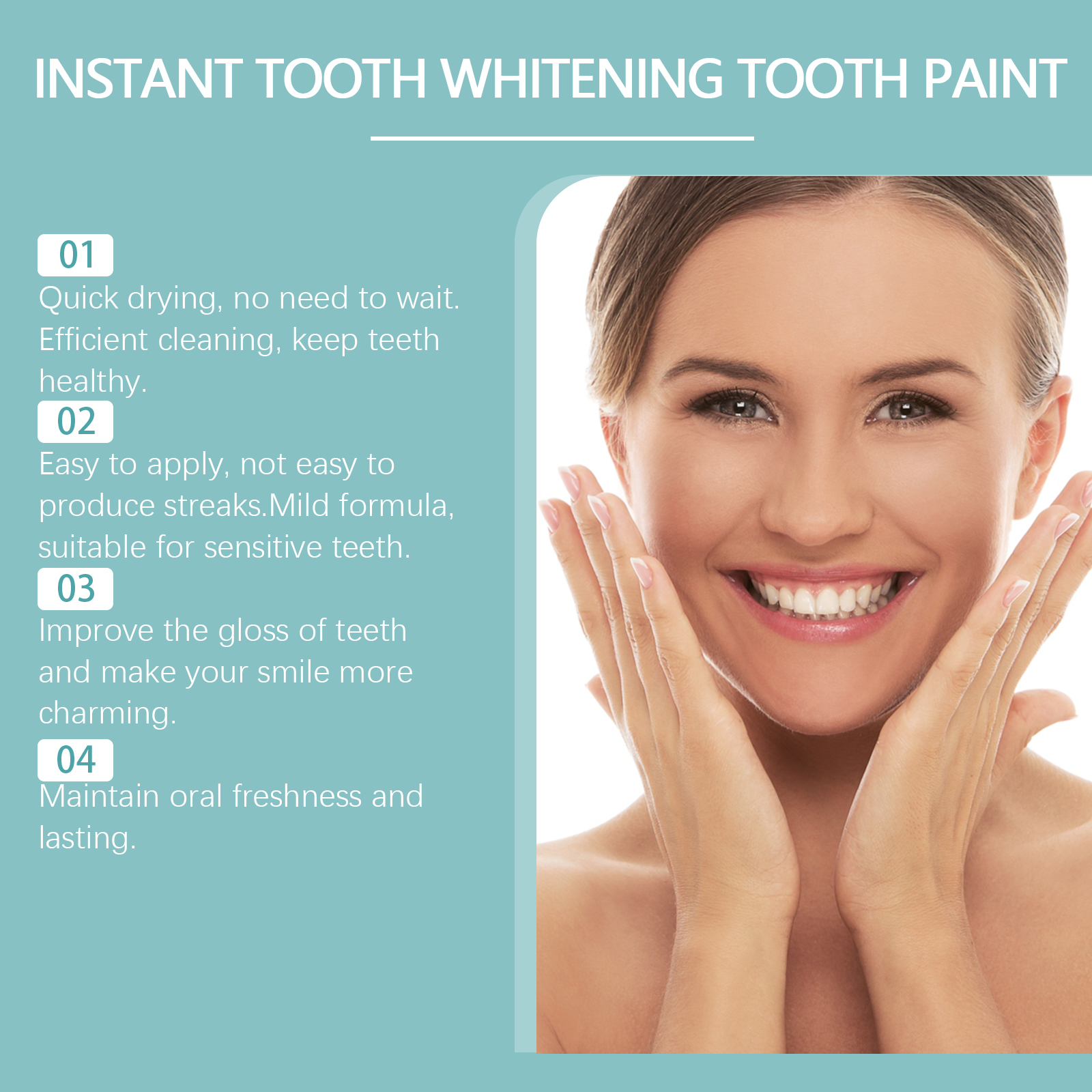 Instant Teeth Whitening Paint  - огляд і ціна Teeth Whitening Gel Pen