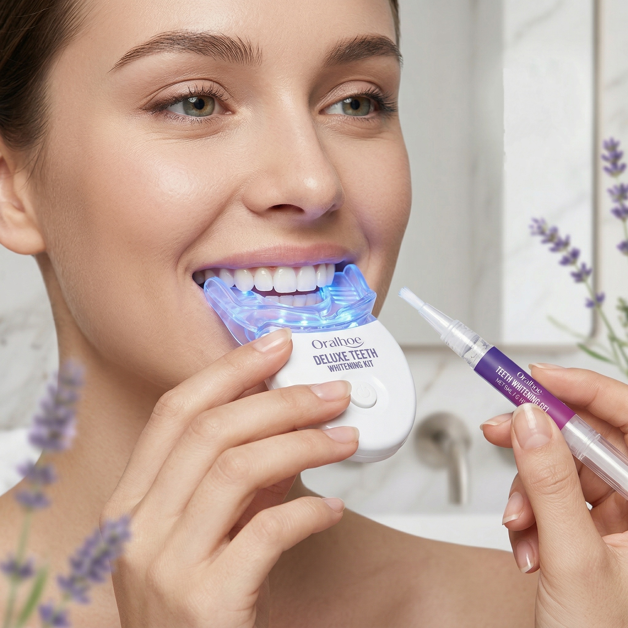 Oralhoe Teeth Care Set Oral Hy - огляд і ціна Teeth Whitening Uv Kit