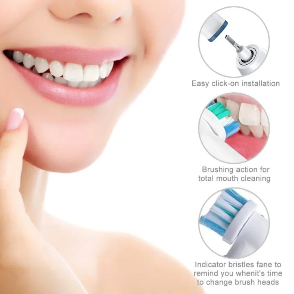 40pcs Replacement Brush Heads  - огляд і ціна Teeth Whitening Machine Professional
