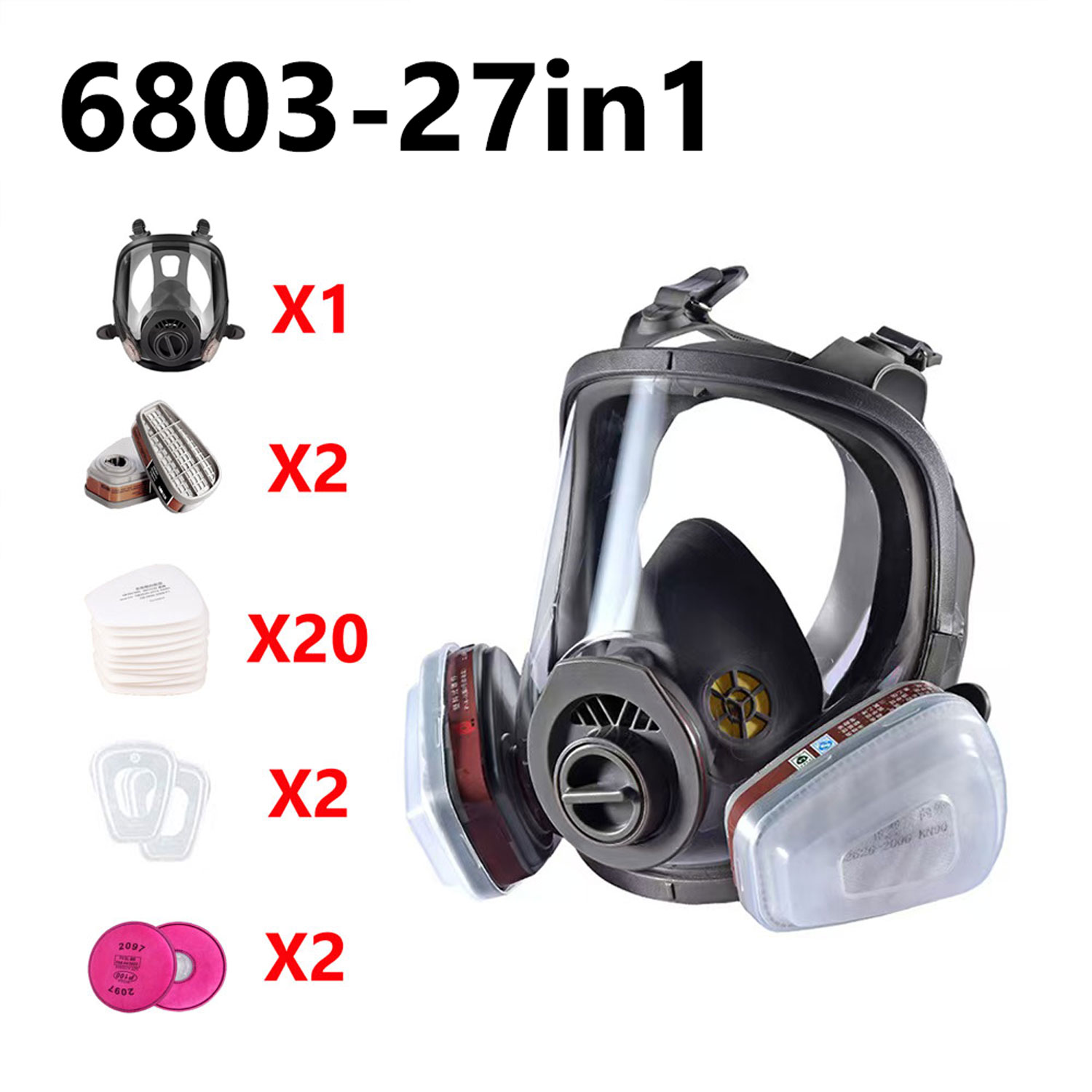 Full Face Gas Mask Survival Ch - огляд і ціна Teeth Whitening Mask