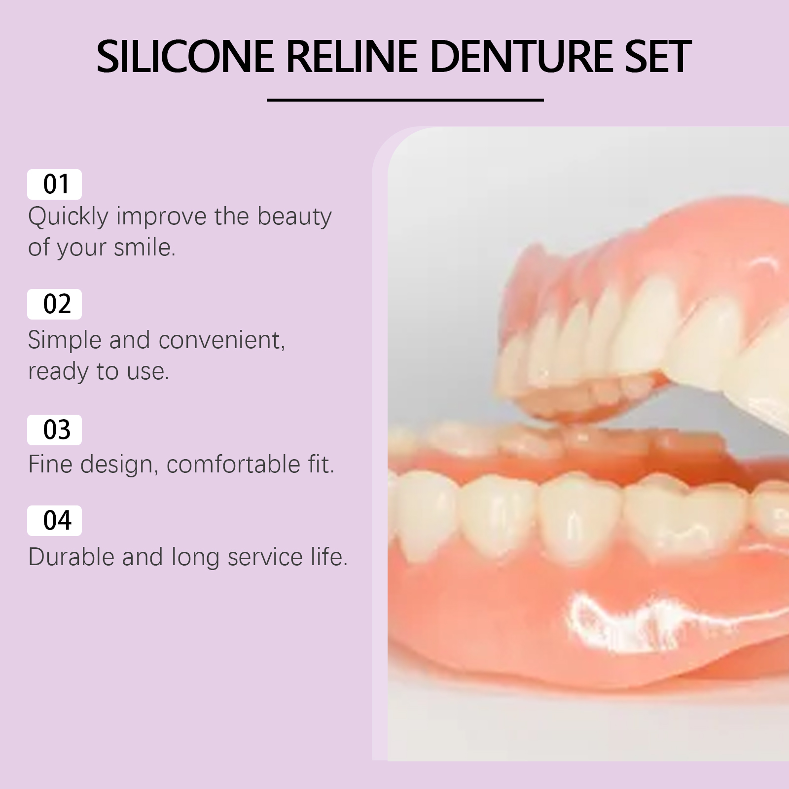 Silicone Denture Set Fit Tempo - огляд і ціна Teeth Whitening With Braces
