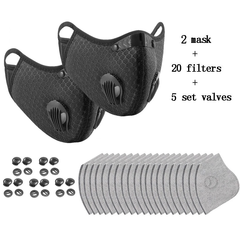 Cycling Face Mask with Filter  - огляд і ціна Teeth Whitening Mask