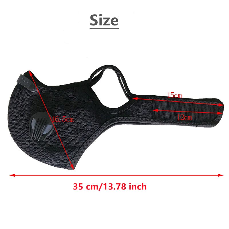 Cycling Face Mask with Filter  - огляд і ціна Teeth Whitening Mask