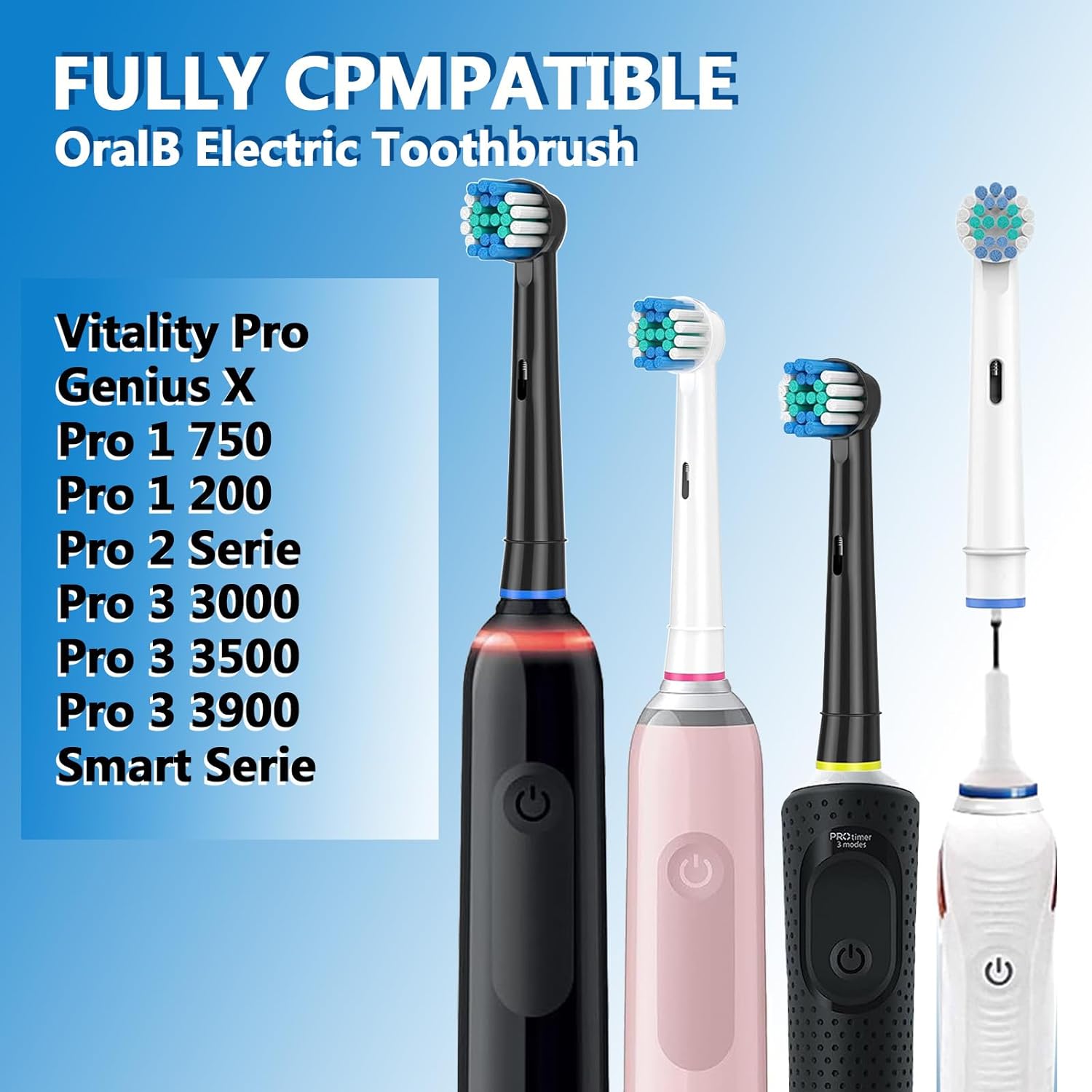 Black/White Replacement Brush  - огляд і ціна Teeth Whitening Machine Professional