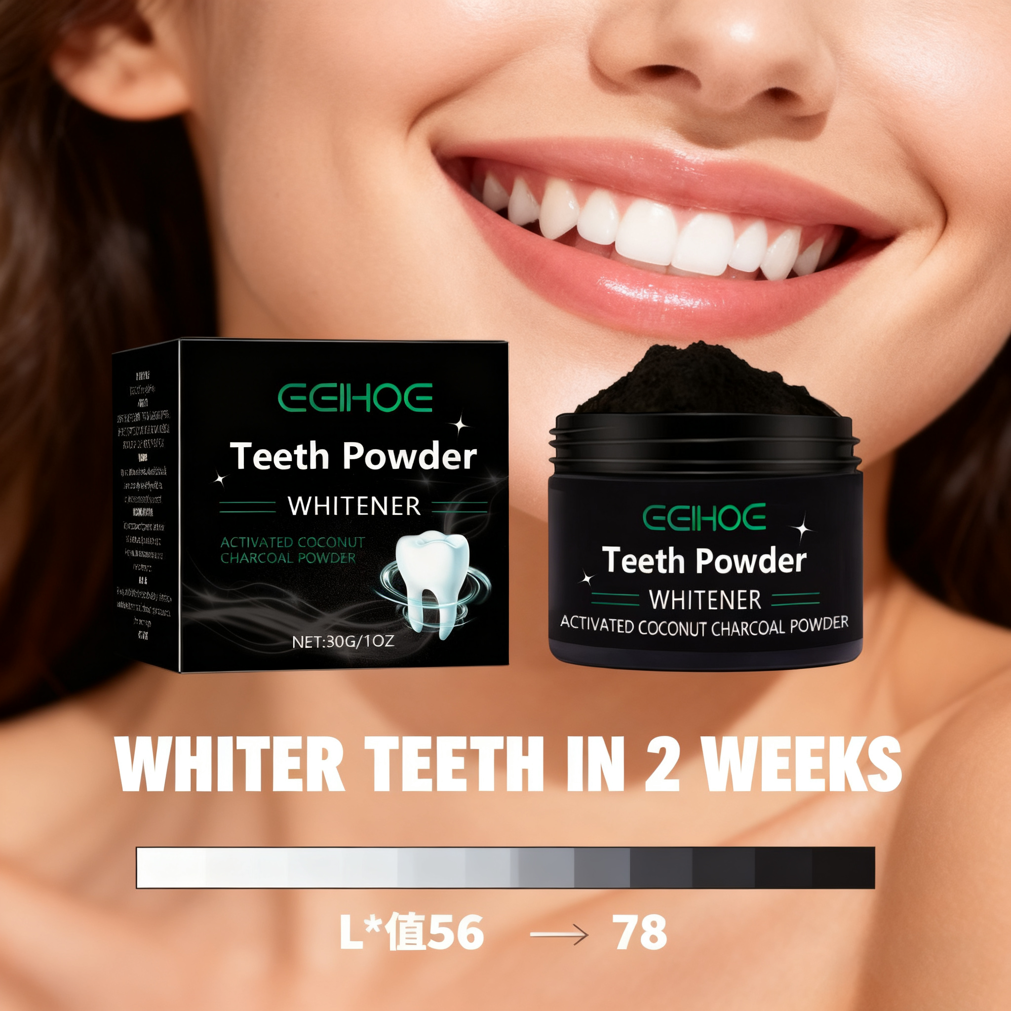 Natural Teeth Whitening Powder - огляд і ціна Teeth Whitening Baking Soda