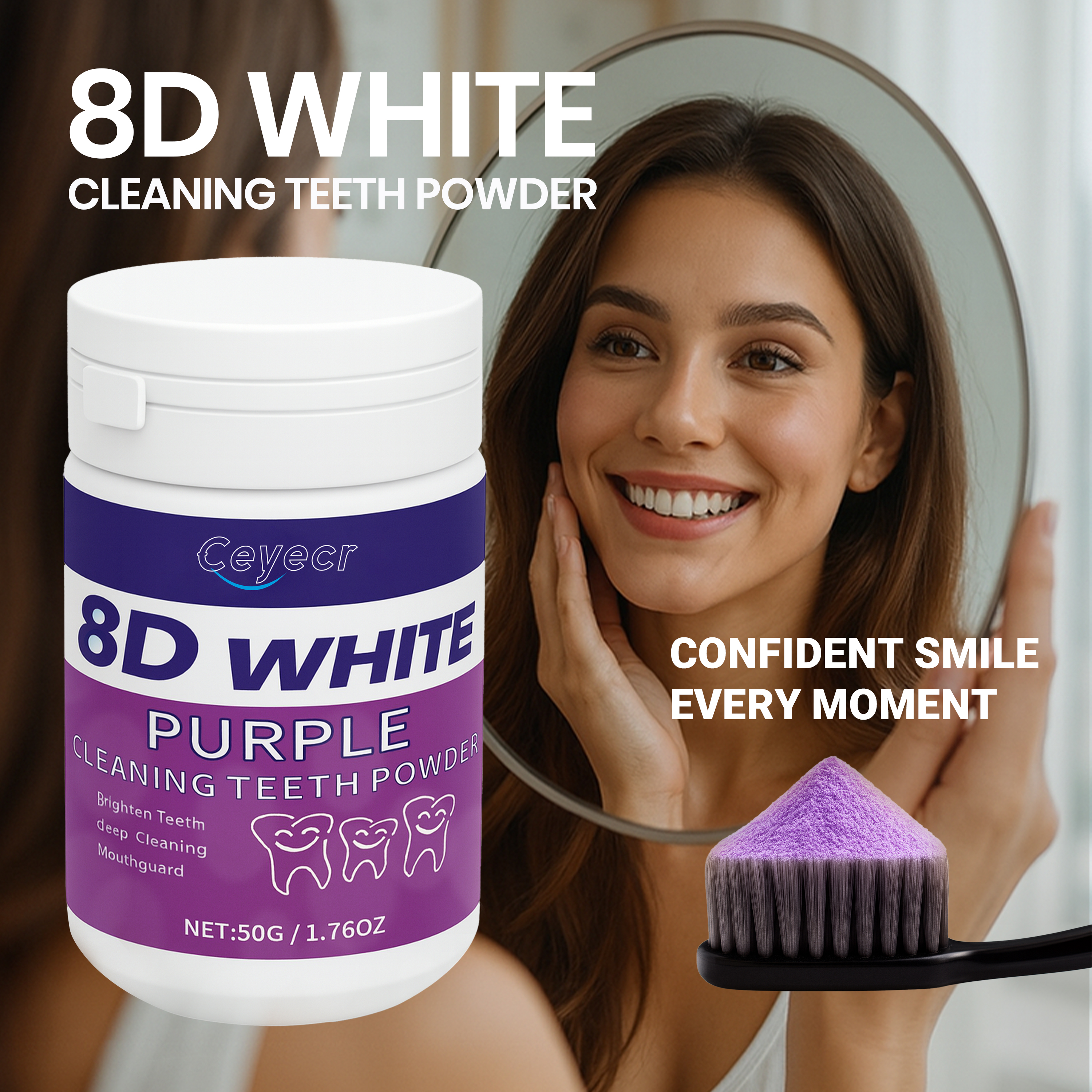 8D white Teeth Whitening Powde - огляд і ціна Teeth Whitening App