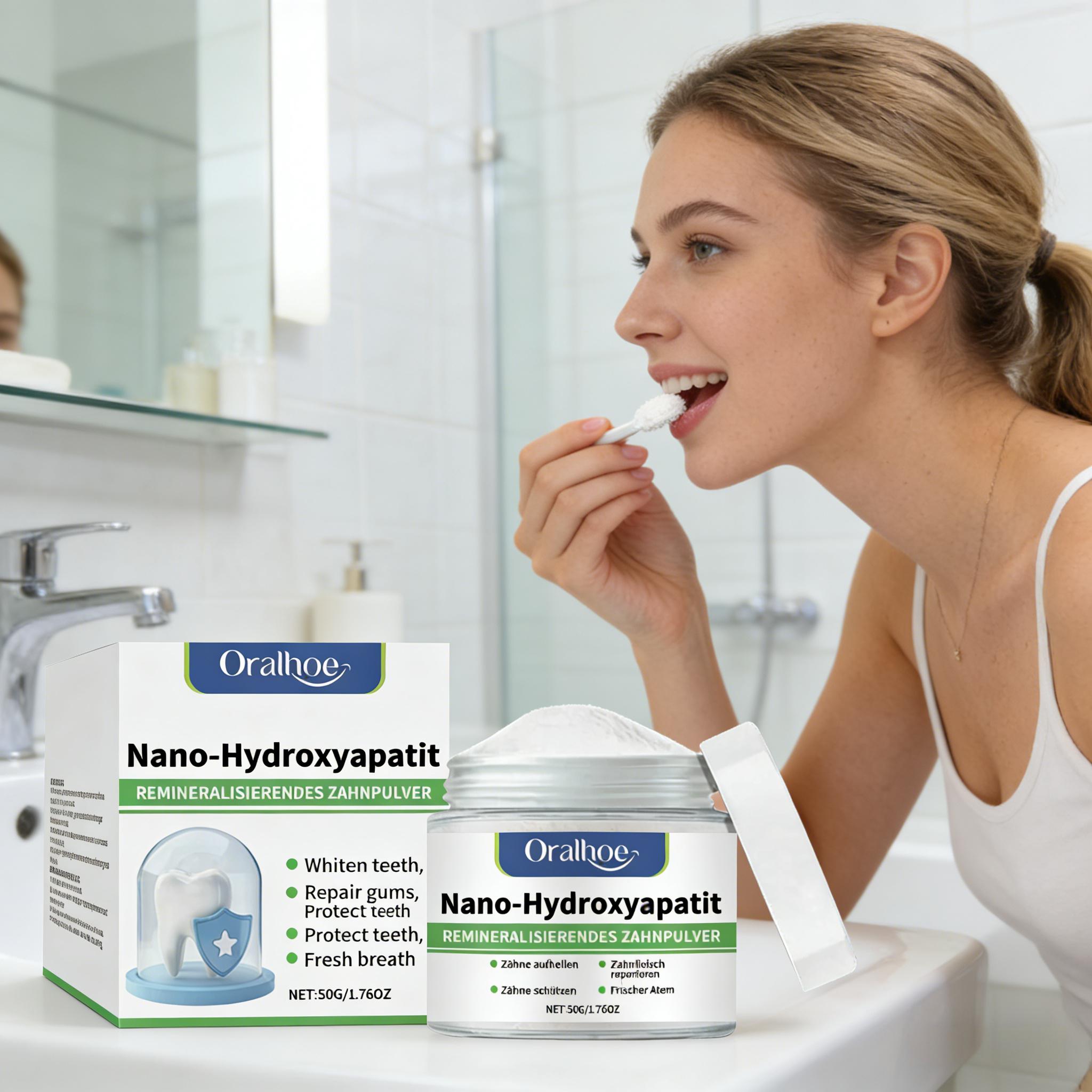 Oralhoe Whitening Tooth Powder - огляд і ціна Teeth Whitening App
