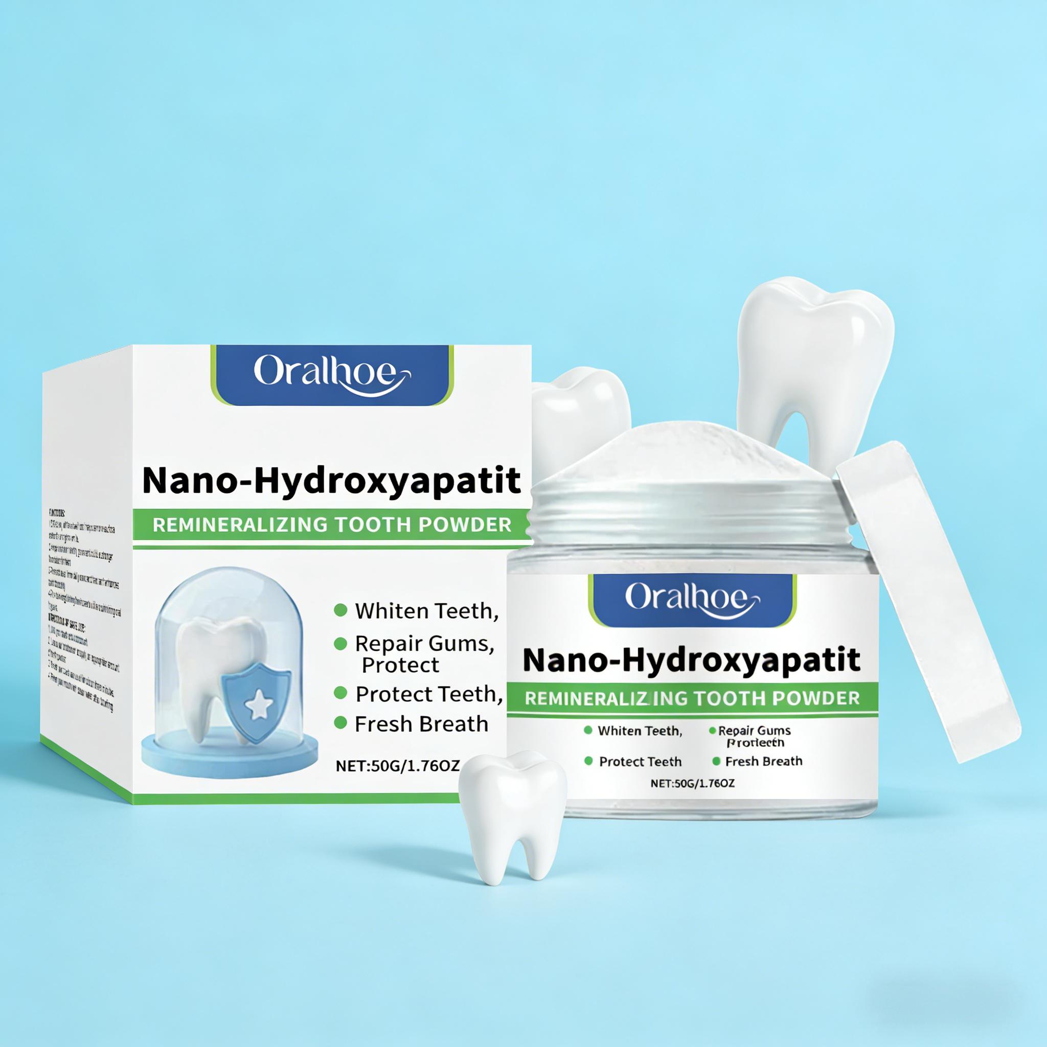 Oralhoe Whitening Tooth Powder - огляд і ціна Teeth Whitening App