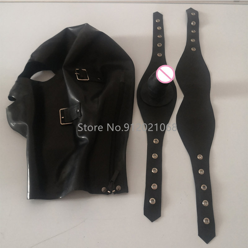 Latex Rubber Hood with Long No - огляд і ціна Teeth Whitening Mask