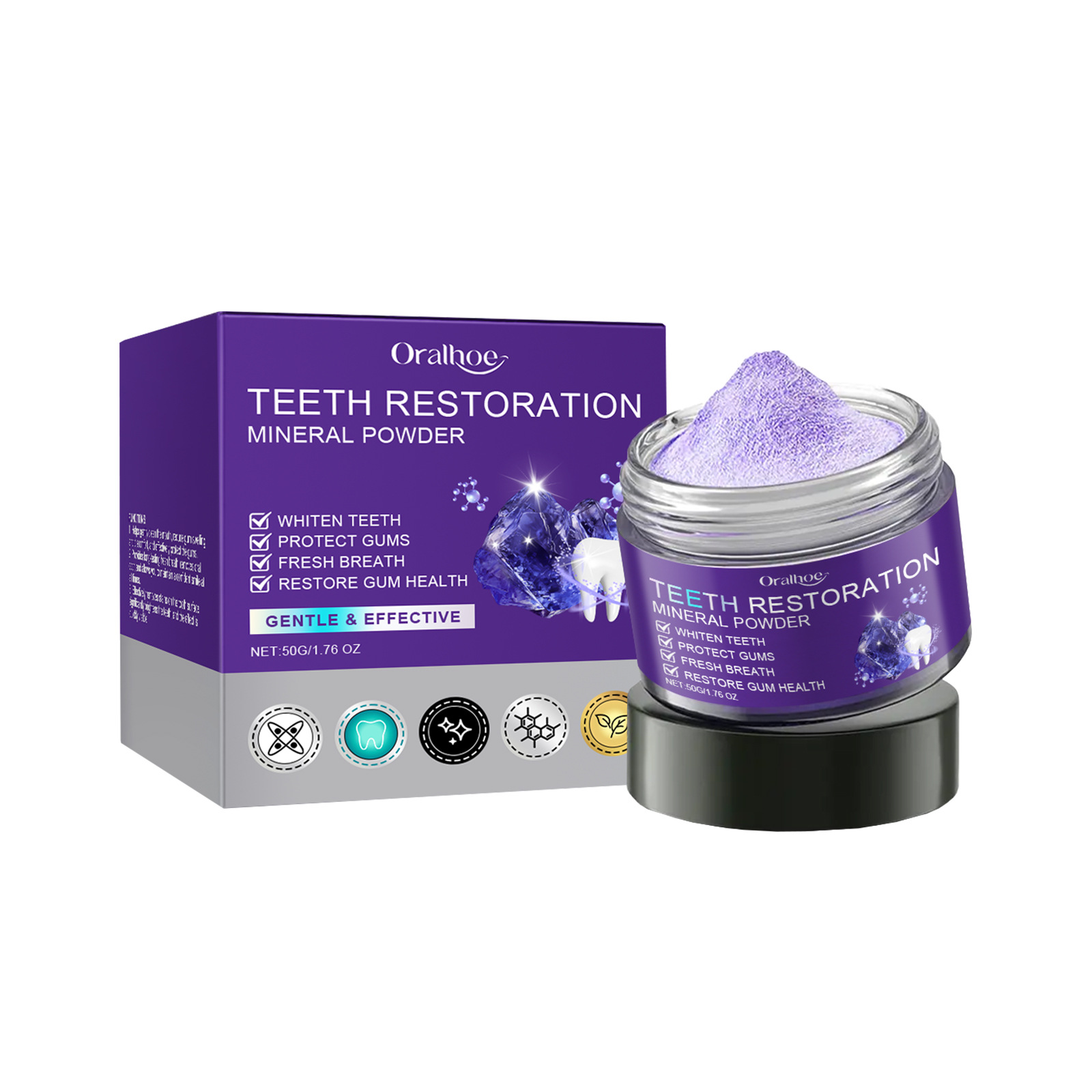 Teeth Restoration Mineral Powd - огляд і ціна Teeth Whitening App