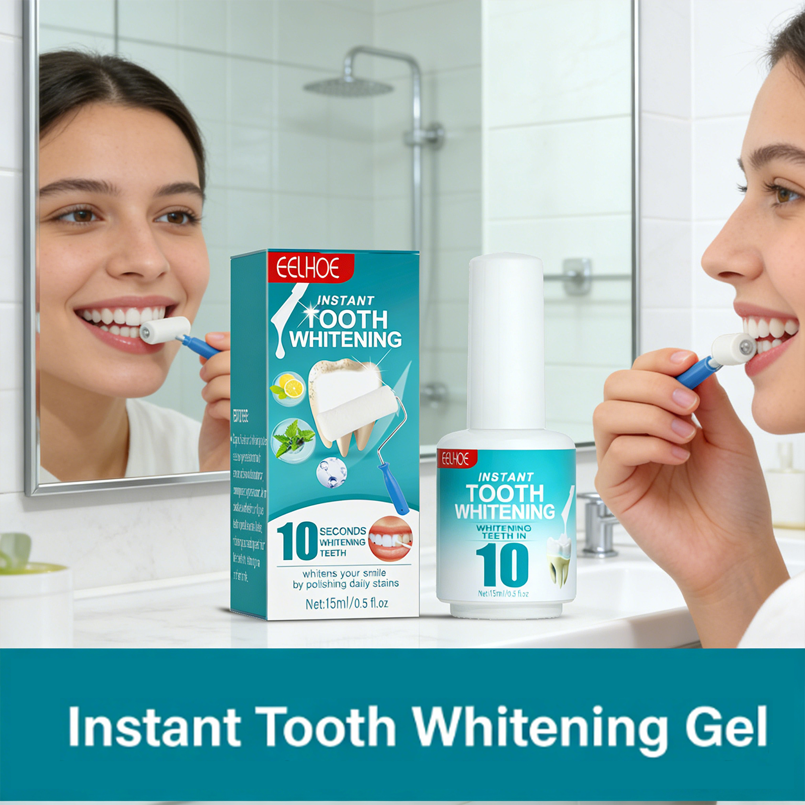 Tooth Whitening Paint Effectiv - огляд і ціна Teeth Whitening Gel Pen