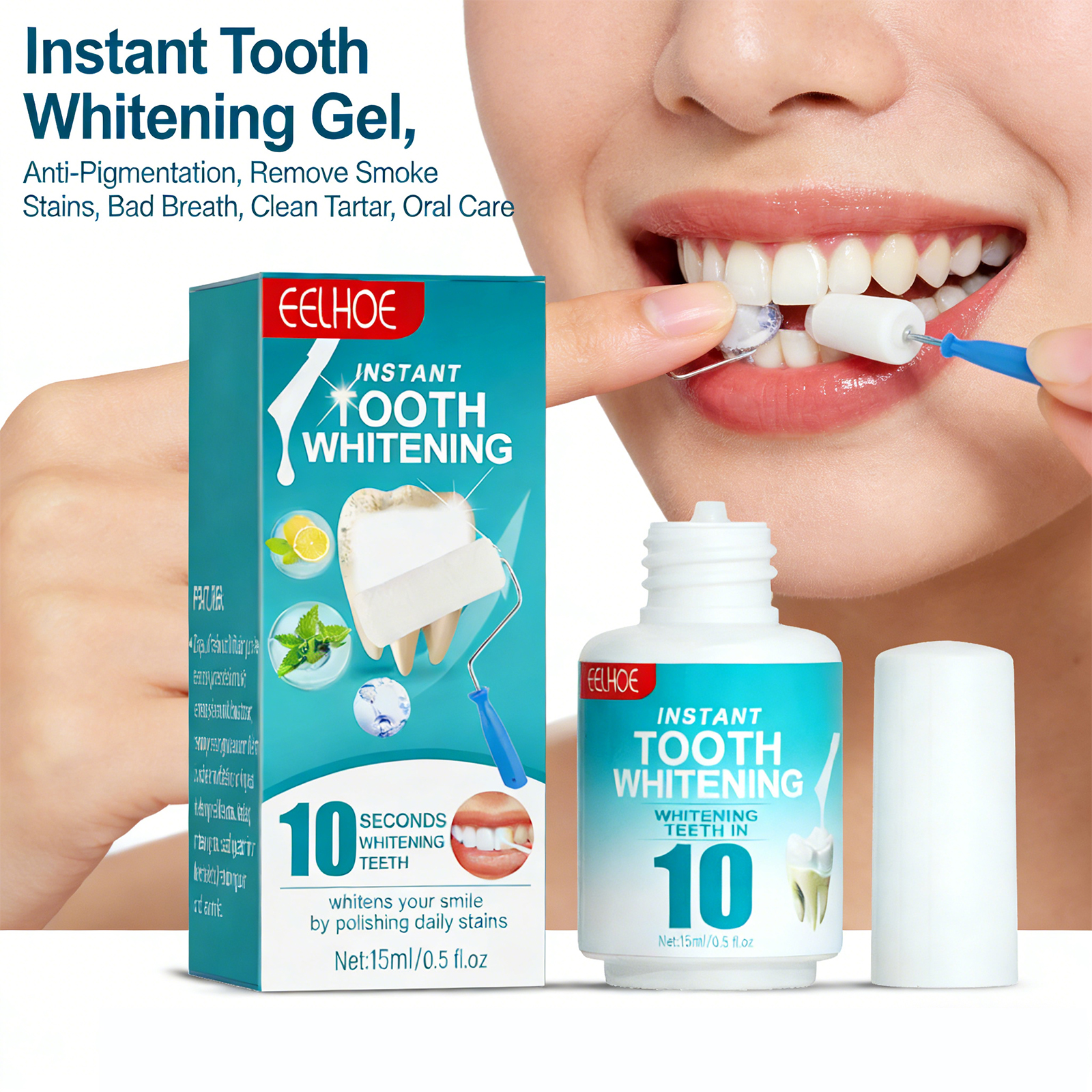 Tooth Whitening Paint Effectiv - огляд і ціна Teeth Whitening Gel Pen