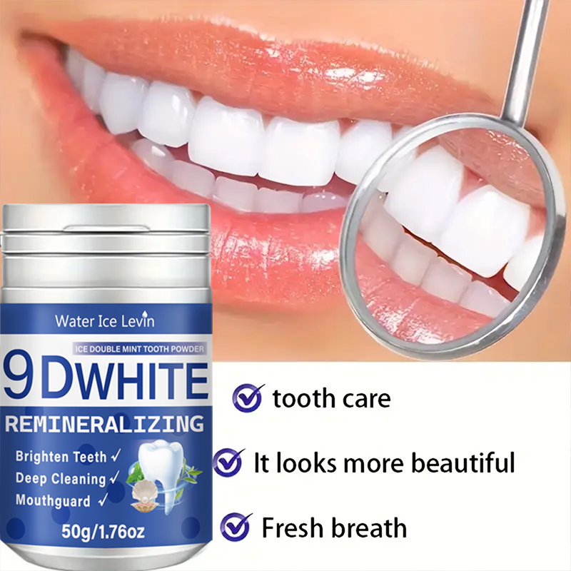 9D White Remineralizing Tooth  - огляд і ціна Teeth Whitening Baking Soda