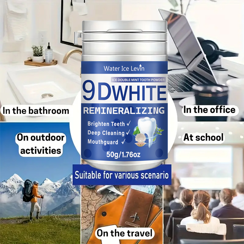 9D White Remineralizing Tooth  - огляд і ціна Teeth Whitening Baking Soda