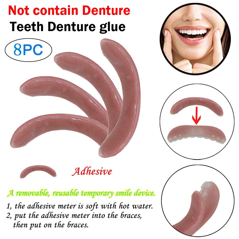 4/8 Pcs Whitening Braces Adhes - огляд і ціна Teeth Whitening With Braces