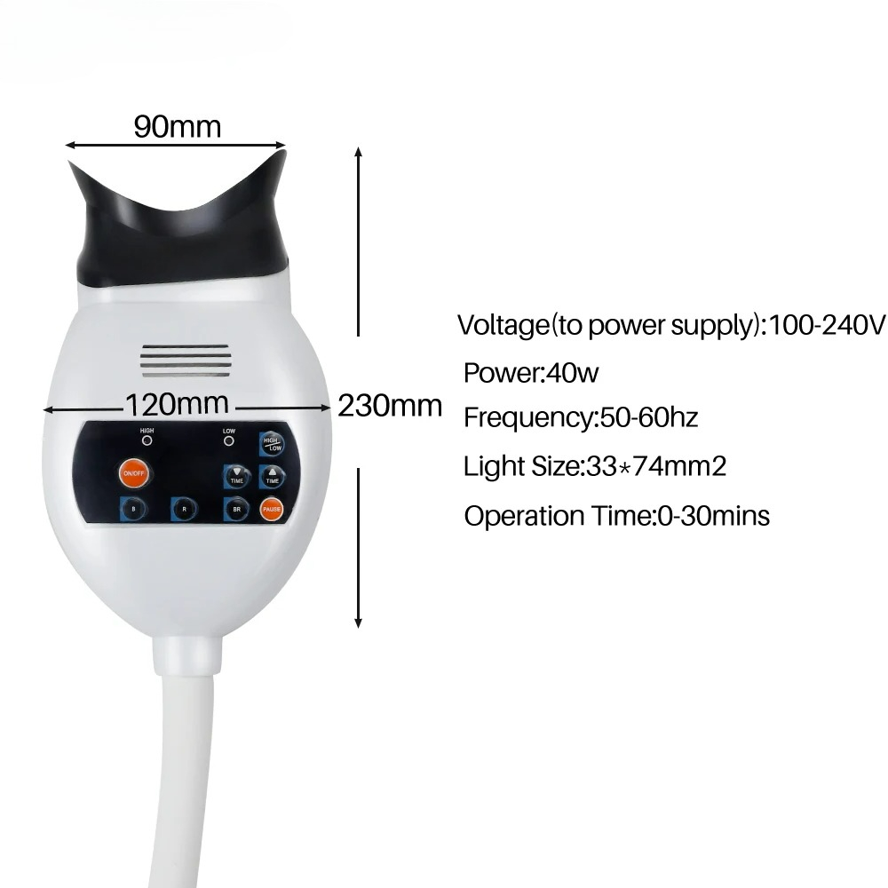 Adjustable 3 Colors LED Teeth  - огляд і ціна Teeth Whitening With Light