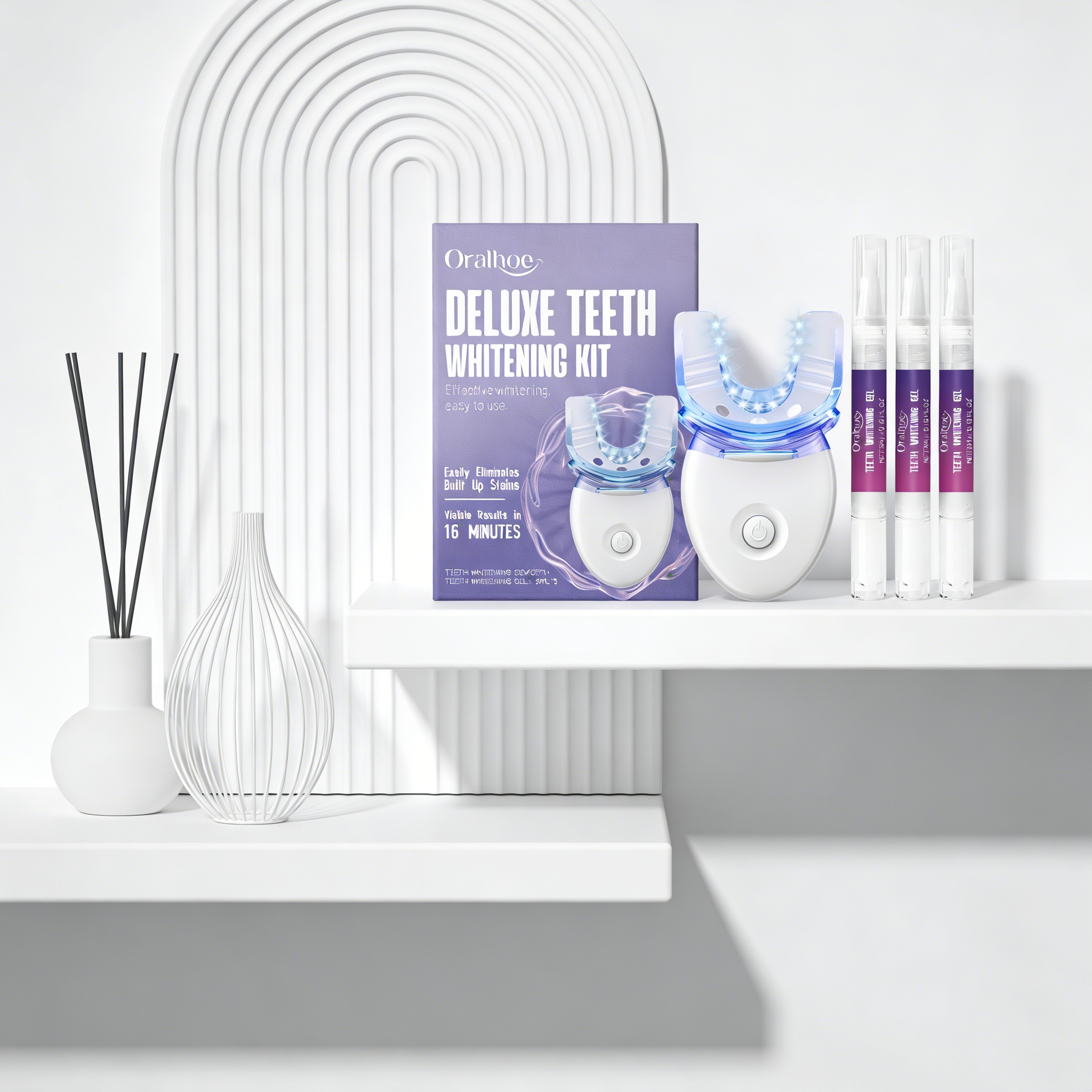 Oralhoe Teeth Care Set Oral Hy - огляд і ціна Teeth Whitening Uv Kit
