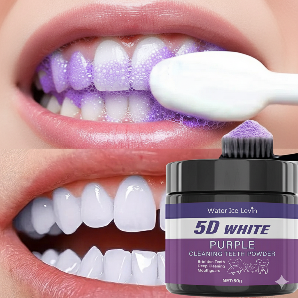 Purple Teeth Whitening Powder  - огляд і ціна Teeth Whitening Filter