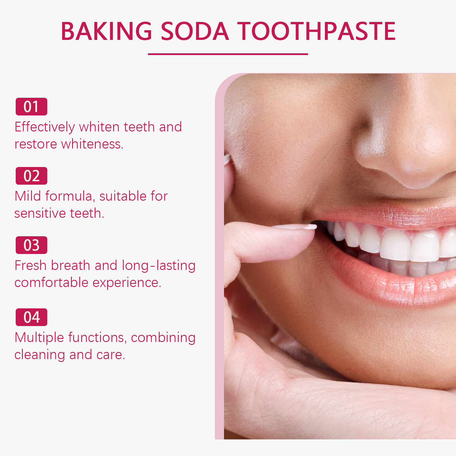 Oralhoe 100G Baking Soda Tooth - огляд і ціна Teeth Whitening Baking Soda