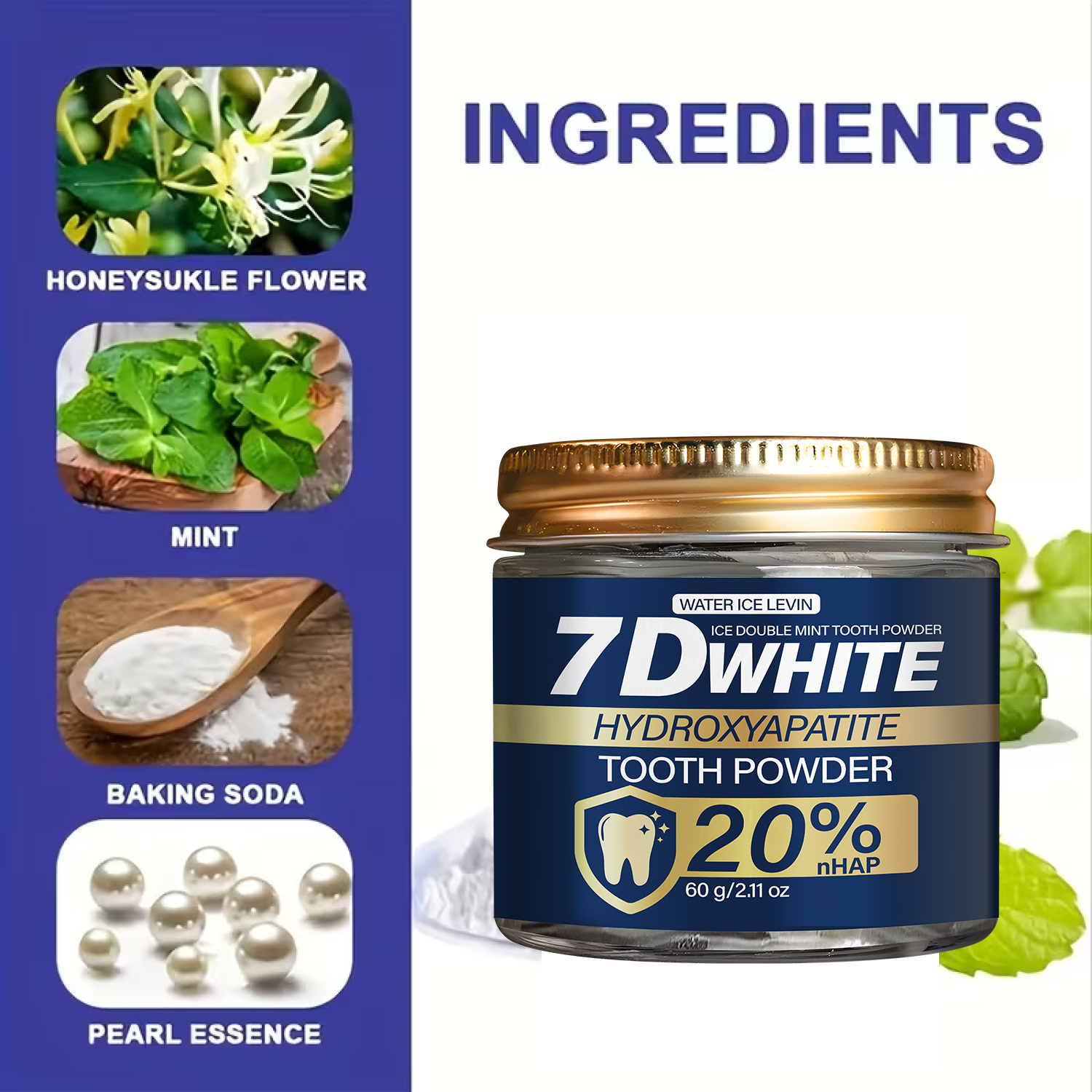Hydroxyapatite Tooth Powder 60 - огляд і ціна Teeth Whitening Filter