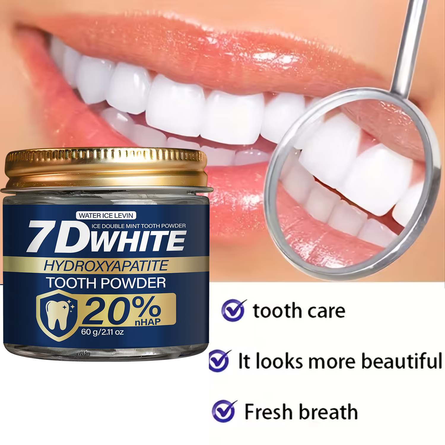 Hydroxyapatite Tooth Powder 60 - огляд і ціна Teeth Whitening Filter