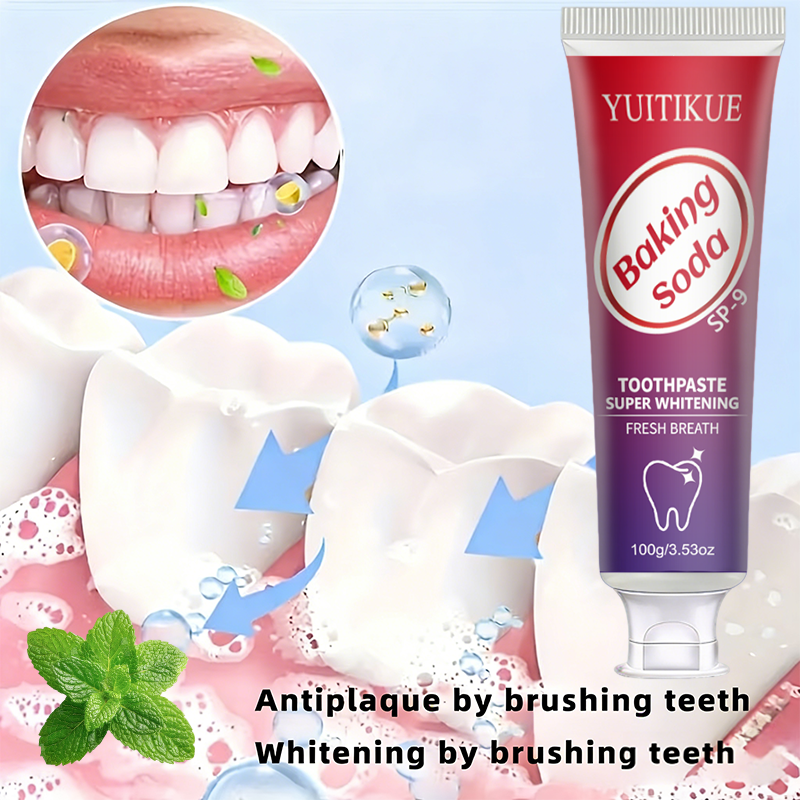 YUITIKUE Baking Soda Toothpast - огляд і ціна Teeth Whitening Baking Soda