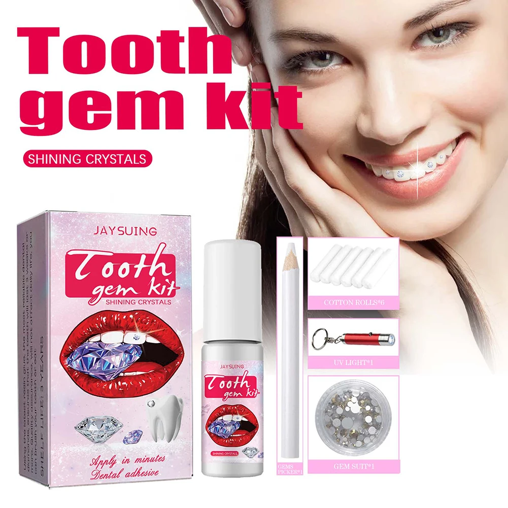 DIY Tooth Gems Kit with Crysta - огляд і ціна Teeth Whitening Diy
