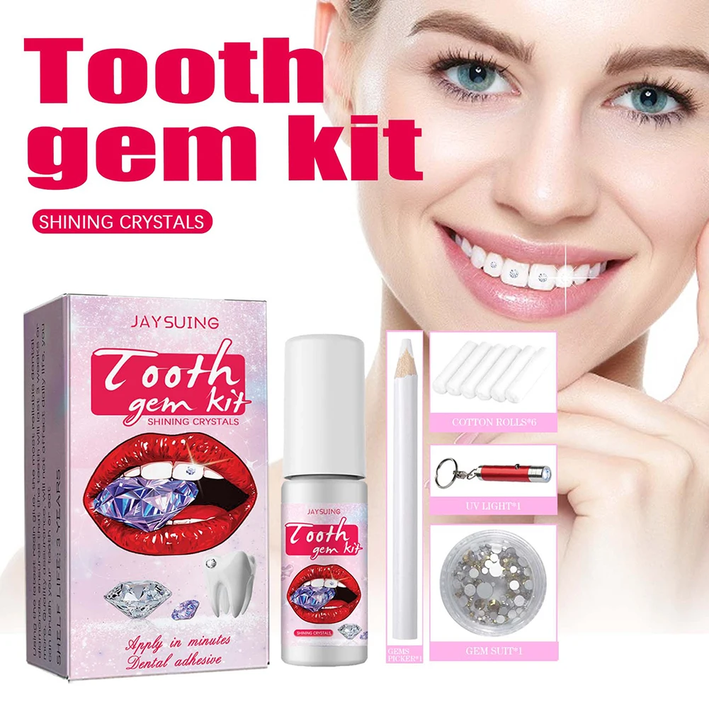 DIY Tooth Gems Kit with Crysta - огляд і ціна Teeth Whitening Diy