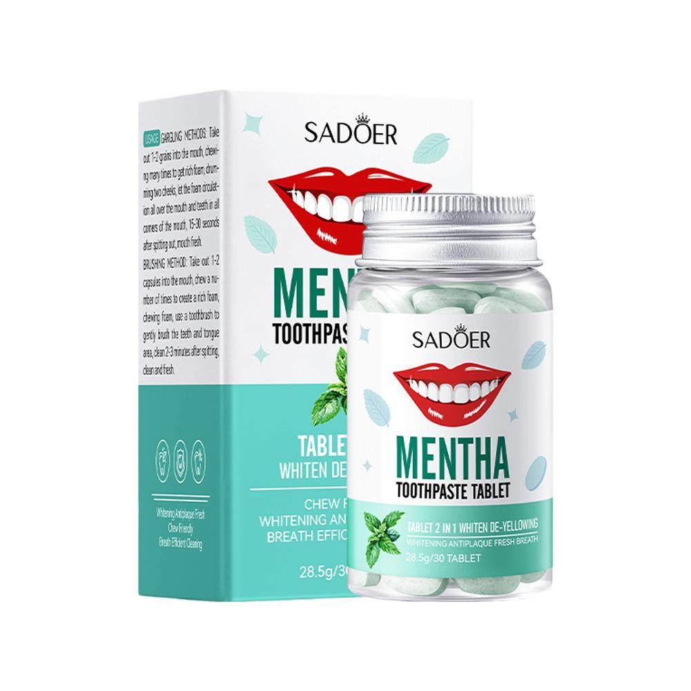 Mint Solid Toothpaste Tablets  - огляд і ціна Teeth Whitening Filter